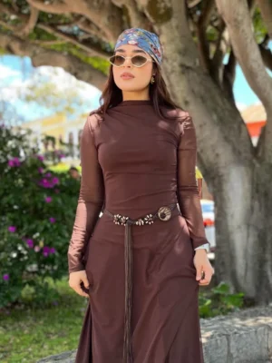 d850dbb9-fb39-4552-b734-9843ae00133b Vestido midi de malla: La sofisticación bohemia que domina la temporada